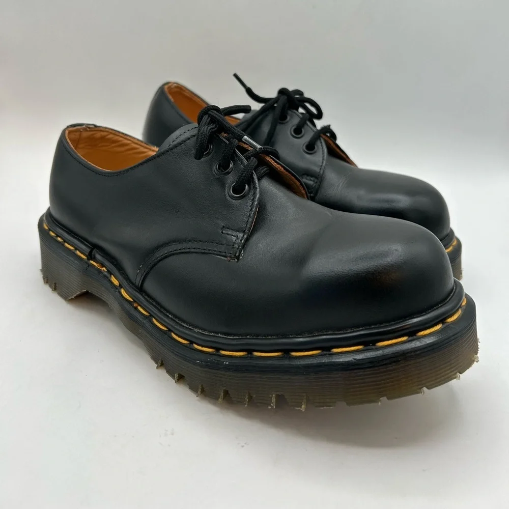 NEW VTG RARE 90s DR MARTENS 1925 3 EYE OXFORD BOOT MADE IN ENGLISH SZ 6 SHOE - Picture 7 of 15